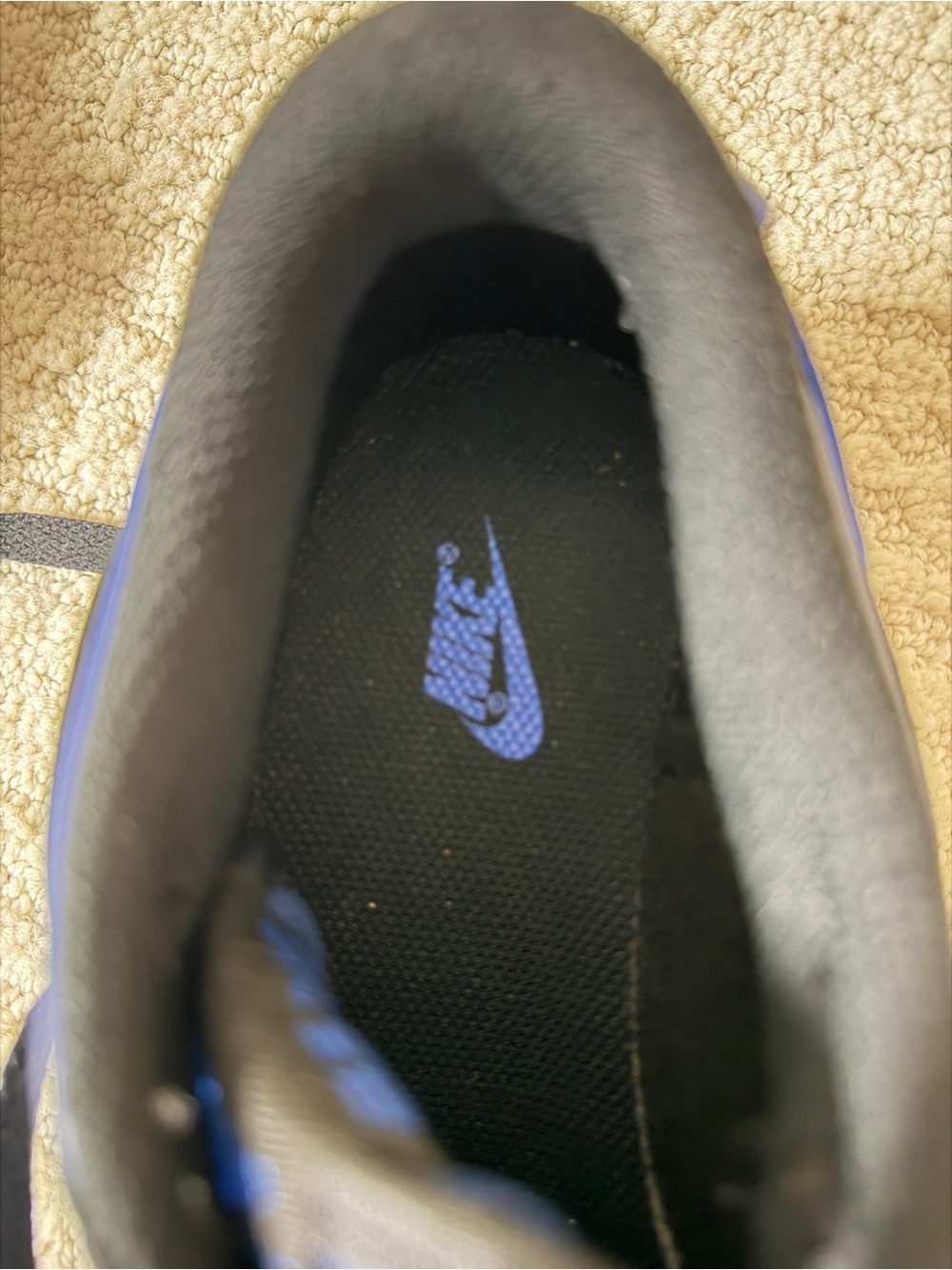 Nike Dunk Low GS Game Royal Black Blue Youth Size 4Y Sneakers No original Box - Picture 12 of 13
